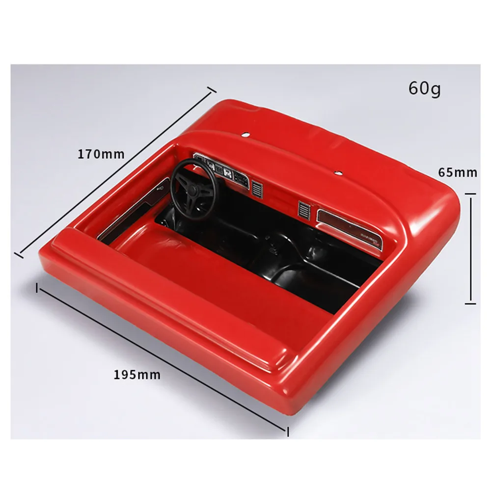 

Simulation Interior Climbing Car Transparent Interior with Steering Wheel for 1:10 DJ TRAXXAS TRX4 Ford Bronco RC Car Parts