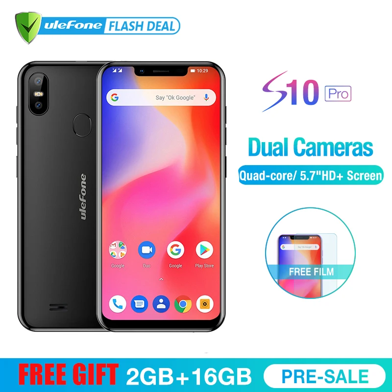 Pаспродажа Ulefone S10 Pro телефон смартфон телефоны смартфоны 4G font b usb b font кабель Android 8.1 5.7 inch MT6739WA Quad Core 2GB RAM 16GB ROM 16MP+5MP