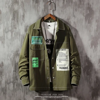 

2020 Autumn Mens Hooded Jackets Slim Fit Long Sleeve Homme Trendy Windbreaker Coat Brand Clothing