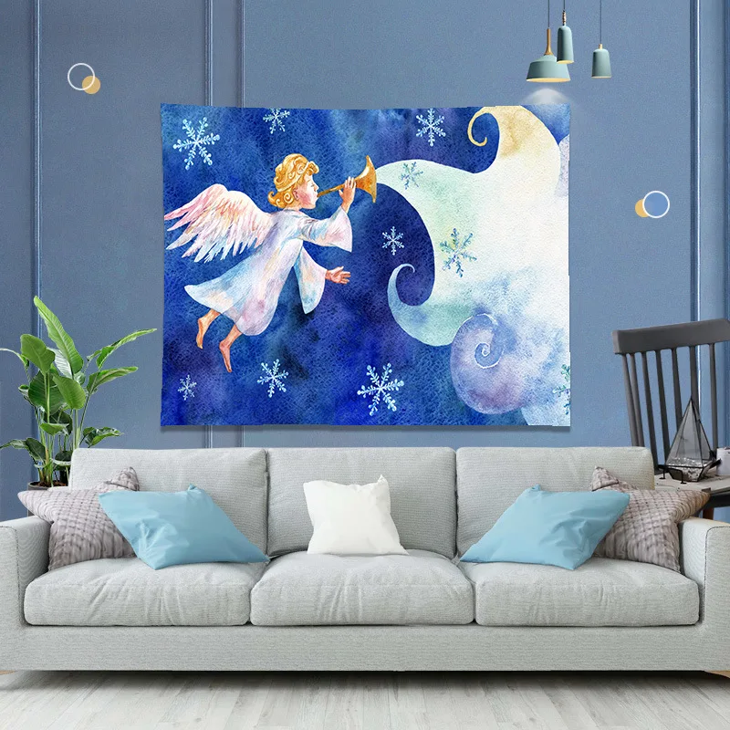 

INS Online Celebrity Background Cloth Tapestry Home Decoration Customizable Hanging Painting Multi-functional Travel Hanging Clo