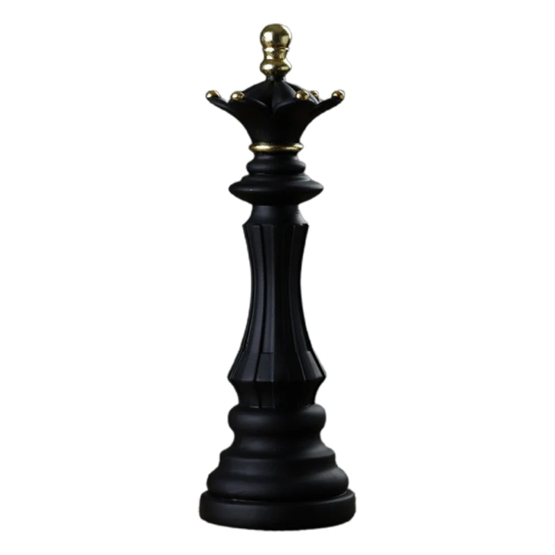 Em promoção! 1pcs De Resina, Peças De Xadrez, Jogos De Tabuleiro Acessórios  Internacional De Xadrez Figuras Retro Decoração Simples E Moderna Chessmen  Ornamentos