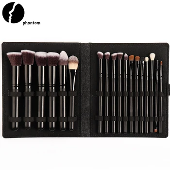 

18pcs Premium Synthetic Professional Makeup Brush Set Essential Cosmetics With Case Eye Shadow Foundation Powder Brush Drop Ship