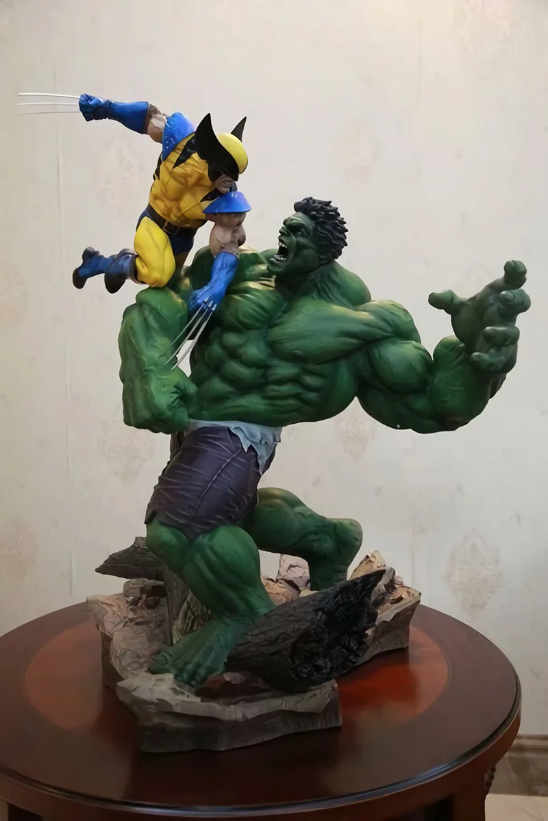 

The Avenger Alliance Wolverine Vs Hulk Doll Action Figure Model Big Model Toy for Collection