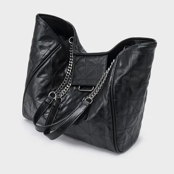 

Za women's bag 2020 new black soft Tote Bag portable one shoulder bucket versatile bag large capacity Shopping Bag Fashion