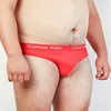 4 PCS/LOT Male Bamboo Fiber Underwear Men's Sexy Briefs Bikini Underpants Navy/Black/Light Blue/Red/Light Gray/Dark Gray L - 7XL 3