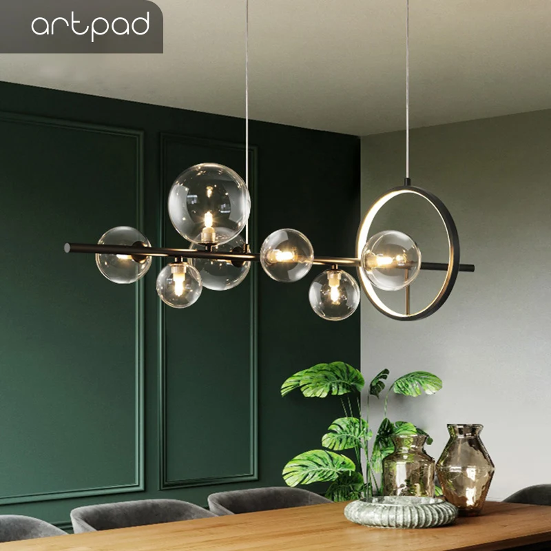 Modern Ceiling Pendant lamp Glass lights for Dining Room Living Decoration led G9 Bulb light fixtures | Лампы и освещение