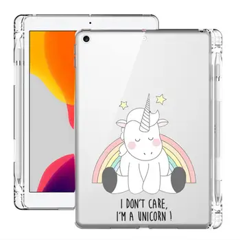 

Rainbow Unicorn for ipad 7th 6th Generation Case With Pencil Holder Pro 11 Soft Mini 5 Cases Cute Air 2 ipad pro 2020 Funda 2018