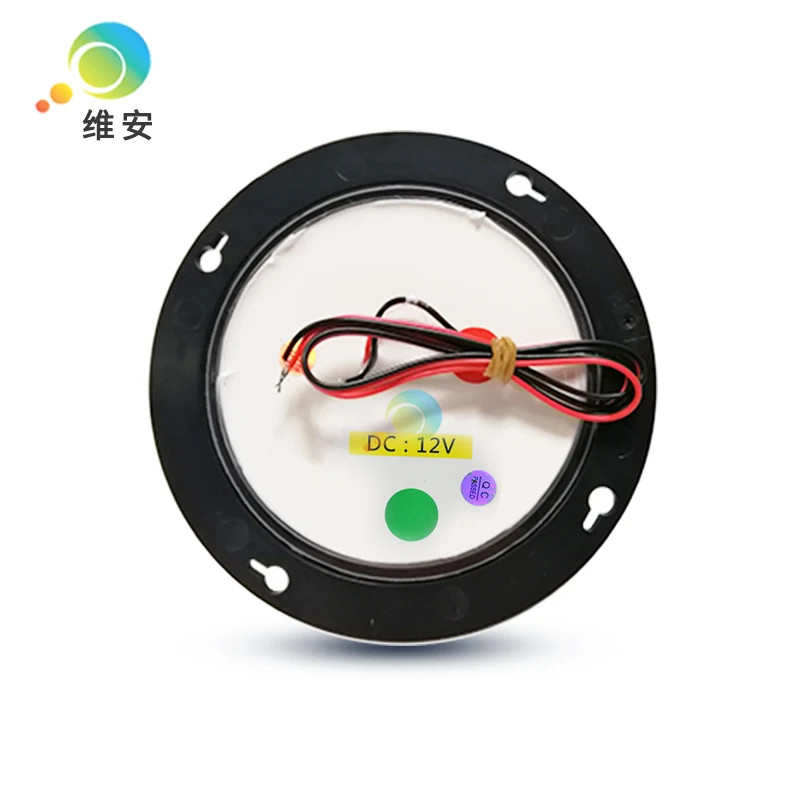 DC12V or DC24V high quality mini waterproof 82mm lamp green LED flashing traffic light