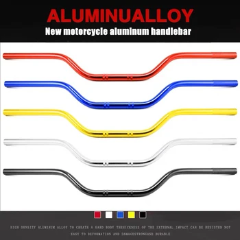 

22mm Universal Motorcycle Handlebar Motor Motorbike Aluminum Alloy Handlebars Moto Scooter Retro Black Anti-rust Handle Bars