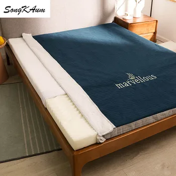 

SongKAum Washable Memory foam Mattresses Thicken Three-dimensional Keep warm Tatami Foldable Single double Mattress King Queen