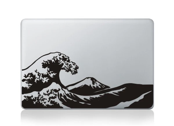 MB black-Part E (24) Забавная частичная наклейка для ноутбука Apple Macbook, наклейка Air retina Pro 11, 13, 15, черная мультяшная наклейка для компьютера, ноутбука s - Цвет: MB black-Part E (24)