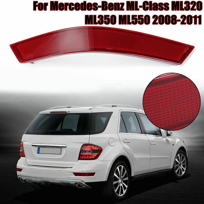 Автомобильный задний бампер правый отражатель для Mercedes Ml Ml320 Ml350 Ml550 2008-2011 1648201574