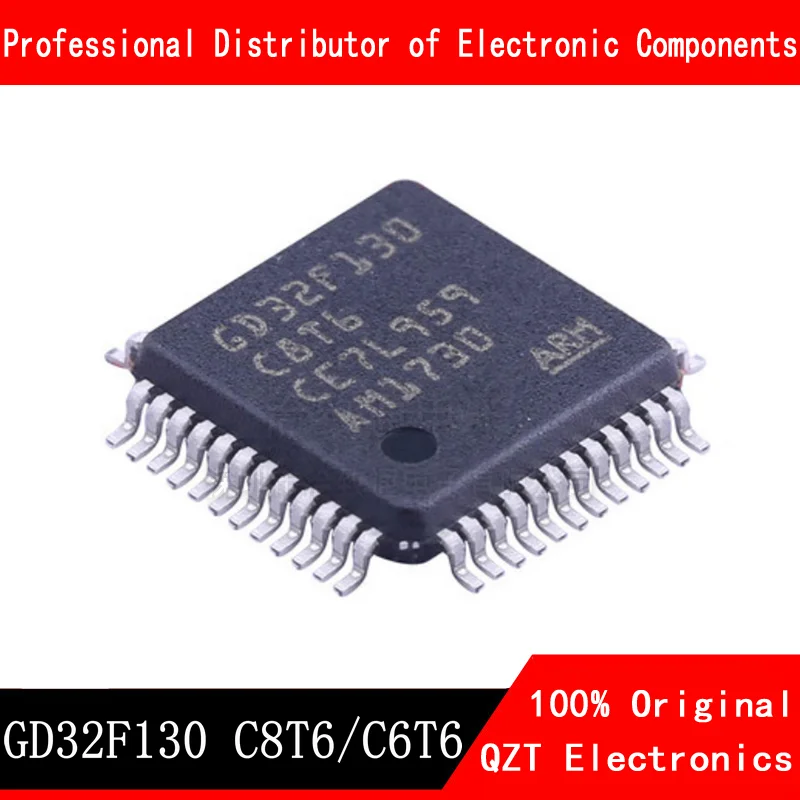5pcs/lot GD32F130C8T6 GD32F130C6T6 LQFP-48 MCU microcontroller 32-bit chip new original In Stock stm32f051r8t6 stm32f051r8 stm32f051 stm32f stm32 stm ic mcu chip lqfp 64 in stock 100% new original