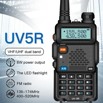 

VHF UHF Two Way Radio Handheld Talkie With Back Clip Walkie talkie Radio Comunicador Transmitter For Restaurant Community