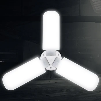 

BORUIT 45W E27 LED Fan Garage Light 4000LM AC85-265V 2835 Led Super Bright Emergency Lights for workshop