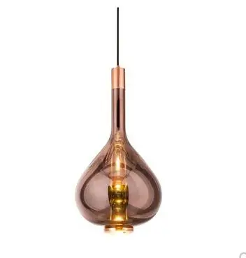 Rose Gold Пост-современный скандинавский минималистичный модный Индивидуальный спальня бар кафе магазин одежды модель комнаты дизайнерская Люстра светодиодный - Цвет корпуса: Rose Gold