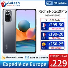 NFC Global Version Xiaomi Redmi Note 10 Pro 10Pro 108MP Camera Snapdragon 732G 120Hz AMOLED Display 6GB 64GB / 128GB Smartphone