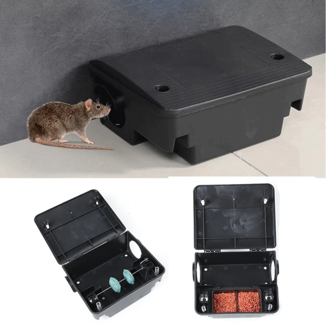 Reusable Mouse Trap Humane Plastic Rodents Catcher Mice Piege Rat Live Trap  Poison Boxes for Indoor