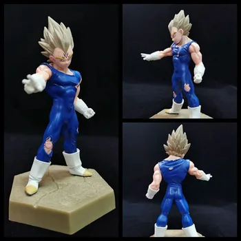 

15cm Dragon Ball Z Anime Figure Dramatic Super Saiyan Vegeta DXF Fighting Combination PVC Action Figure Model Building Toy