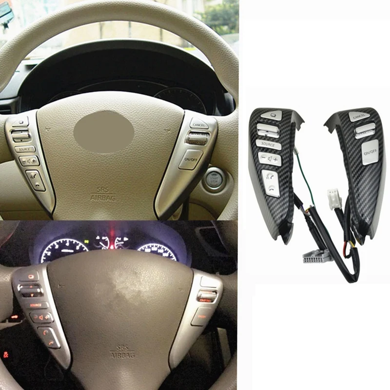 25550 3DA6A Steering Wheel Cruise Control Buttons Switch for Nissan
