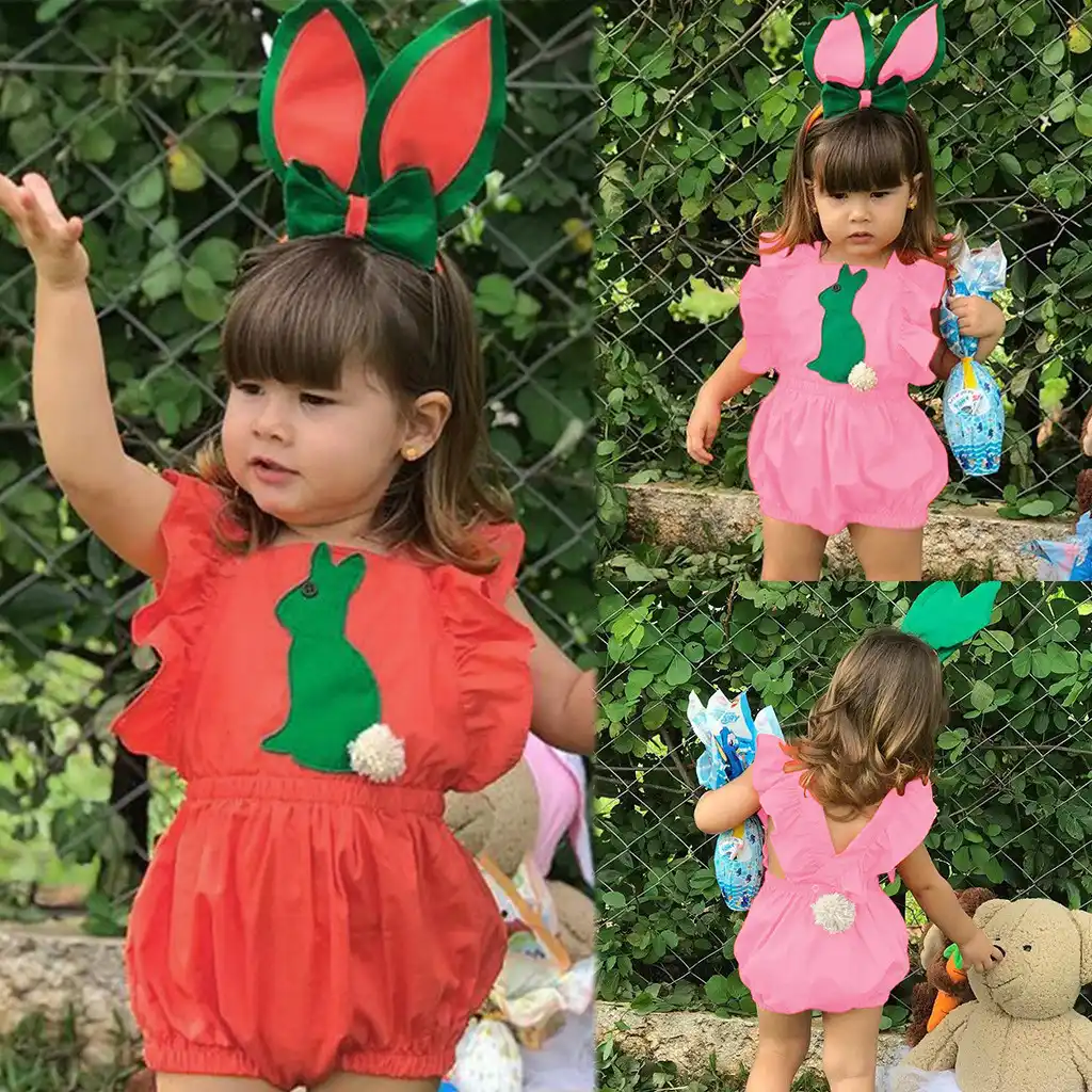 girls easter jumpsuit