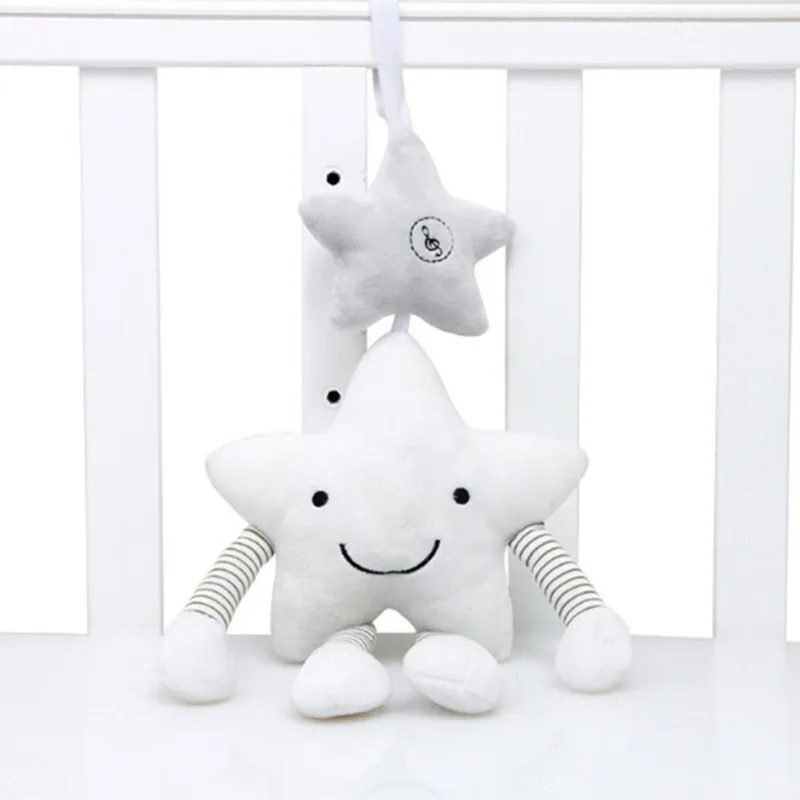 

New Baby Toys For Stroller Music Star Crib Hanging Newborn Mobile Rattles On The Bed Babies Educational Plush Toys