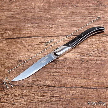 

Ebony Handle Western Steak Knife 6-Piece Knives Thick Stainless Steel Tableware High-End Gift Set Customization