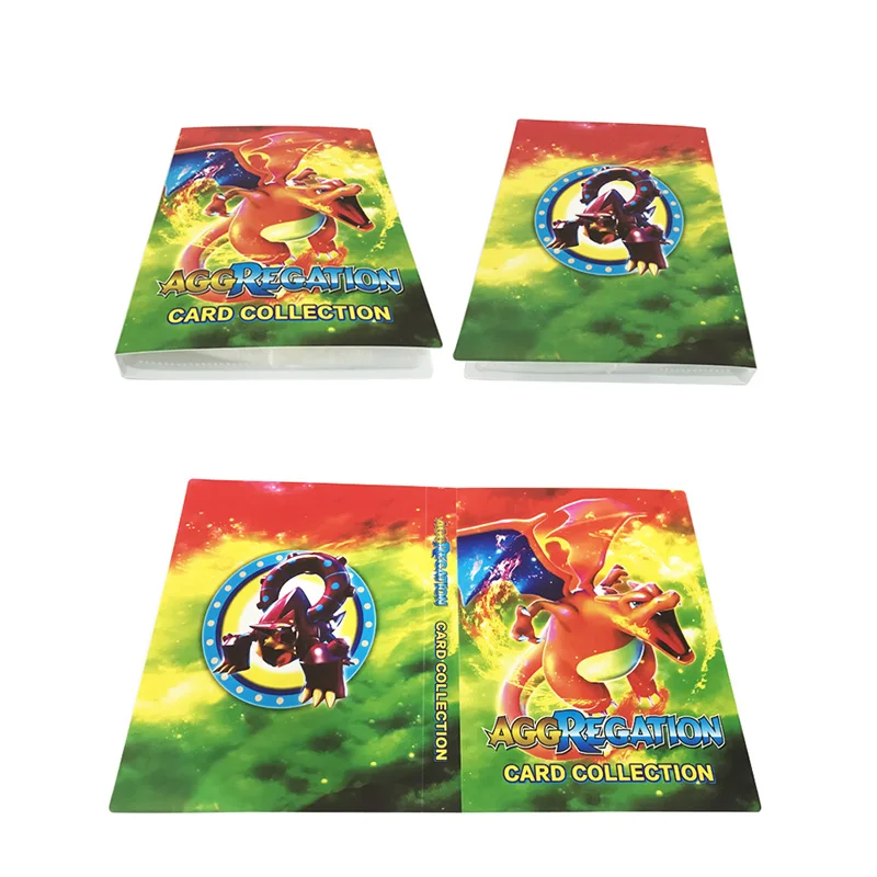 Такара Пикачу настольная игра игрушки PTCG аксессуары Покемон карты Альбом для 160 240 324 карты коллекция книг для детей - Цвет: xiaohuolong