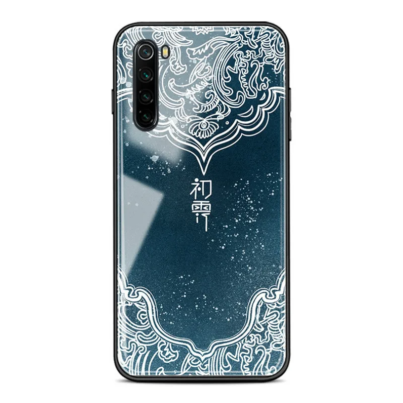 

Xiaomi Redmi 7 Case Chinese Royal Court Style Tempered Glass TPU Back Cover Phone Bags Cases For Xiaomi Redmi 6 6A 5A 4A 4X