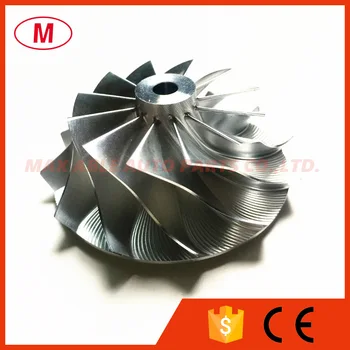 

TD04H 49183-41500 13C 40.00/53.00mm 12+0 blades High Performance Turbo Billet Compressor wheel/Aluminum 2618/Milling wheel