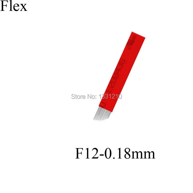 Lamina Flex 0,18 мм Перманентный макияж для ручного татуажа бровей Иглы микроблейдинга лезвия инструменты для микроблейдинга, набор для микроблейдинга