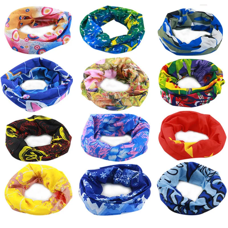 

Fashion Motorcycle Cycling Tube Scarf Headband Women Men Multicolor Magic Head Face Mask Neck Gaiter Headwear Child Magic Scarf