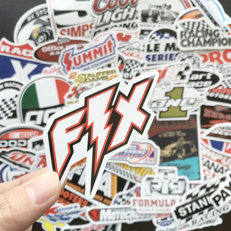 50张赛车贴纸 5