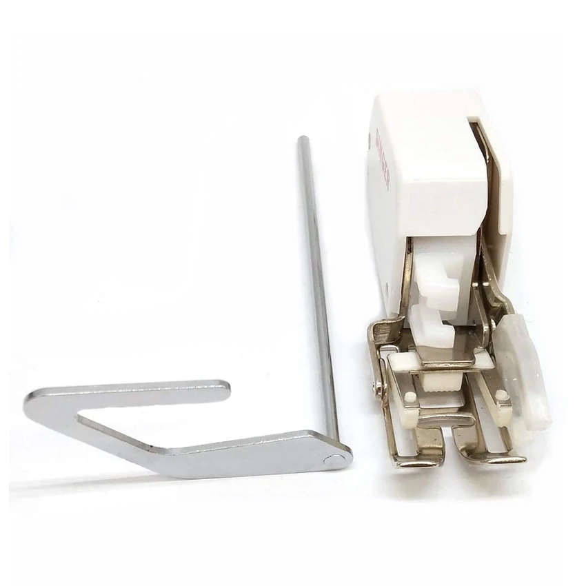 

Бытовые Запчасти для швейных машин, прижимная лапка 10449WSR / 7 мм, низкая лапка с направляющей для квилтинга, изготовленная певицей