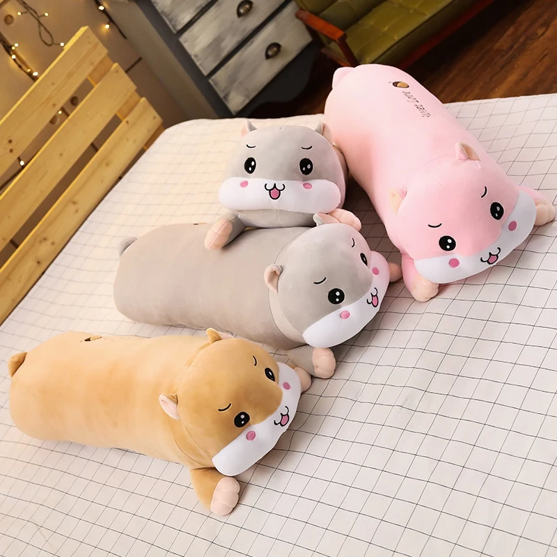 1pcs Hamster Toy Stuffing Mouse Pet Doll Plush Toy Baby Kid Appease Sleeping Pillow Doll Animal Soft Stuffed Toy Birthday Gifts