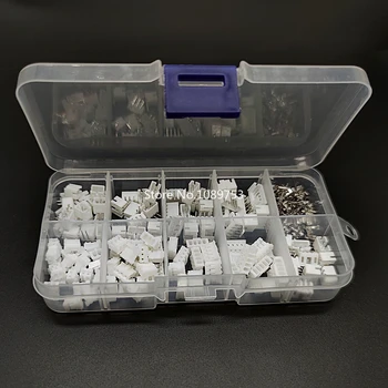 

60 sets Kit in box 2p 3p 4p 5 pin 2.0mm Pitch Terminal Housing Right Angle Pin Header Connector Wire Connectors Adaptor PH Kits