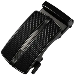 New Men's Business Alloy Automatic Buckle Unique Men Plaque Belt Buckles for 3.5cm Ratchet Men Apparel Accessories