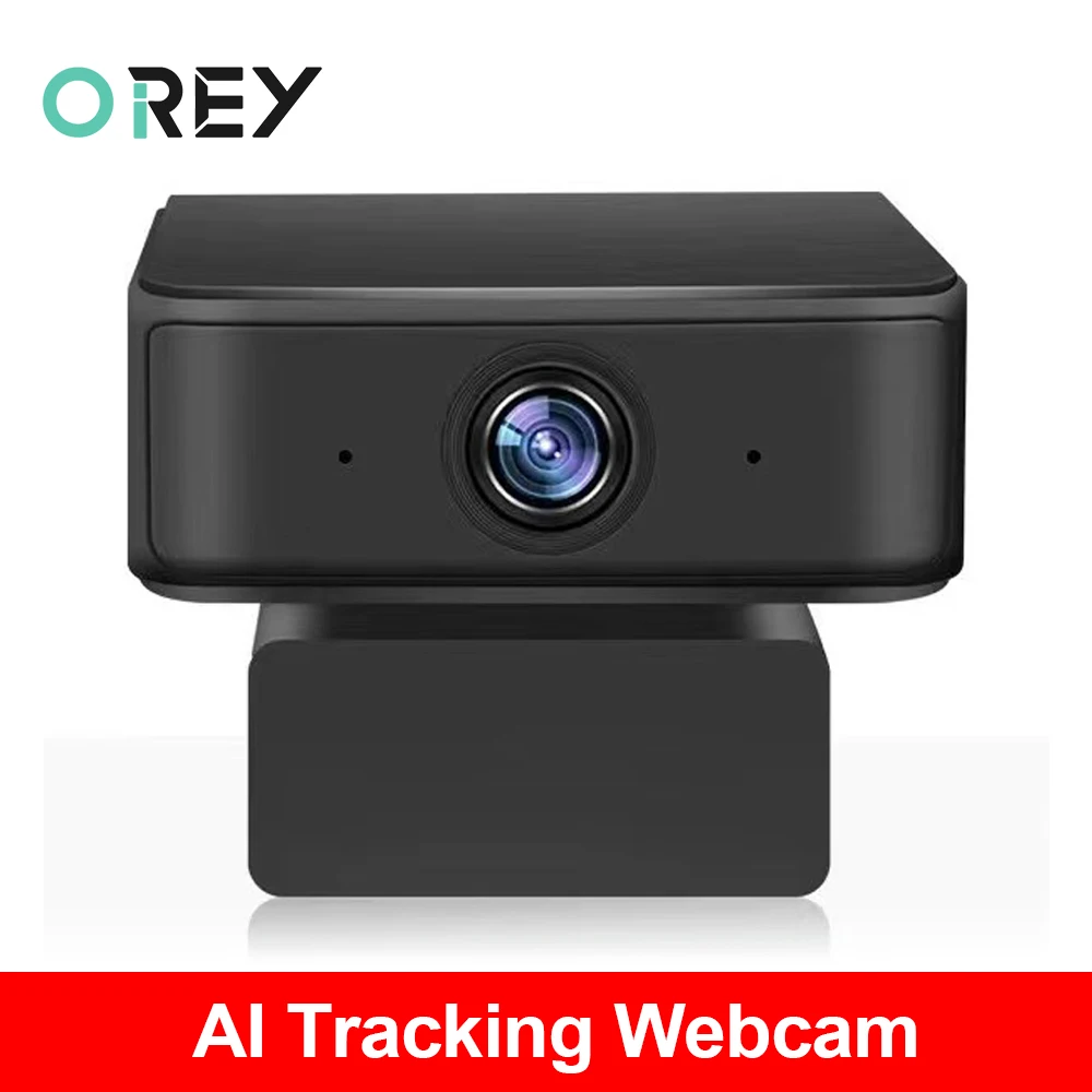 Webcam de Rastreamento Automático 1080p Completa hd Câmera Web com Microfone Usb Webcam para Computador Portátil Conferência em Linha Mini Câmera