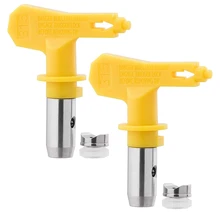 

2 Pcs Reversible Spray Tip Airless Paint Spray Nozzle Sprayer Spraying Machine Parts for Homes Buildings Decks (315)