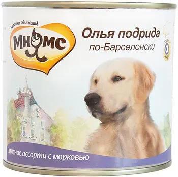 

MNYAMS MNYAMS olla podrida PO Barcelona for dogs with cold cuts and carrots 600g