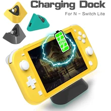 Новейшая зарядная док-станция для nintendo Switch Lite, портативная мини-зарядная подставка для nintendo Switch Lite, аксессуары для консоли
