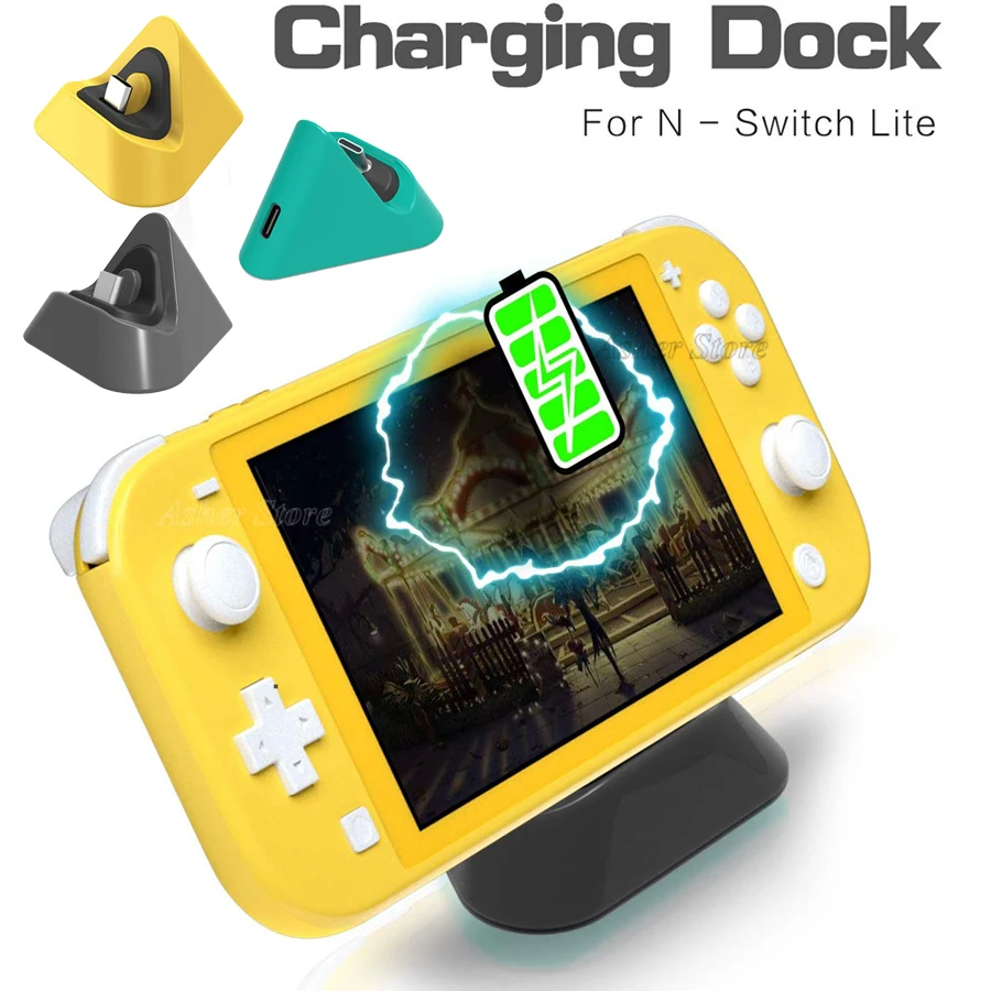 Новинка 2019 г. док станция для Nintendo Switch Lite портативная зарядная мини аксессуары