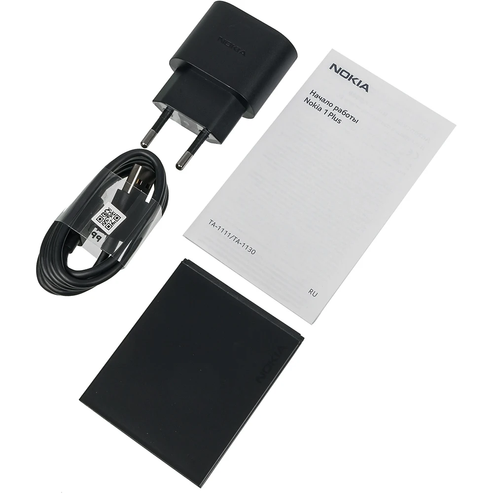 Смартфон Nokia 1 plus 8Gb 1Gb черный 3G 4G 2Sim 5.45" IPS 480x960 And9 8Mpix 802.11 a/b/g/n/ac GPS