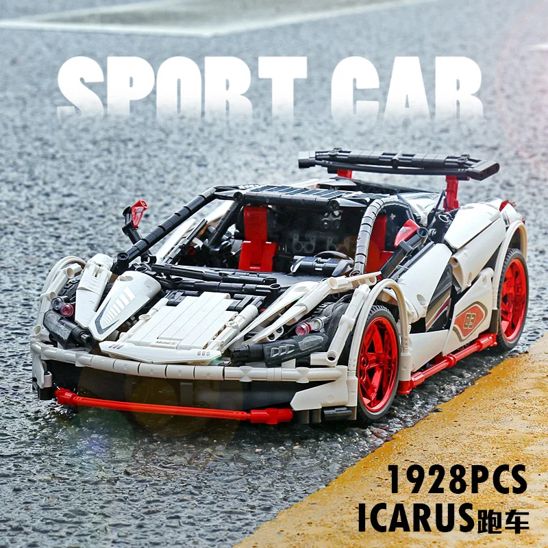 DHL пресс форм King 13067 1928 шт. MOC 3918 Veneno Roadster совместим с 20087 дистанционным управлением