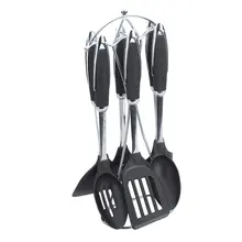 7 шт. антипригарная лопаточка для сковороды и ложки набор защитный горшок высокая температура ложка утечки кухонные принадлежности