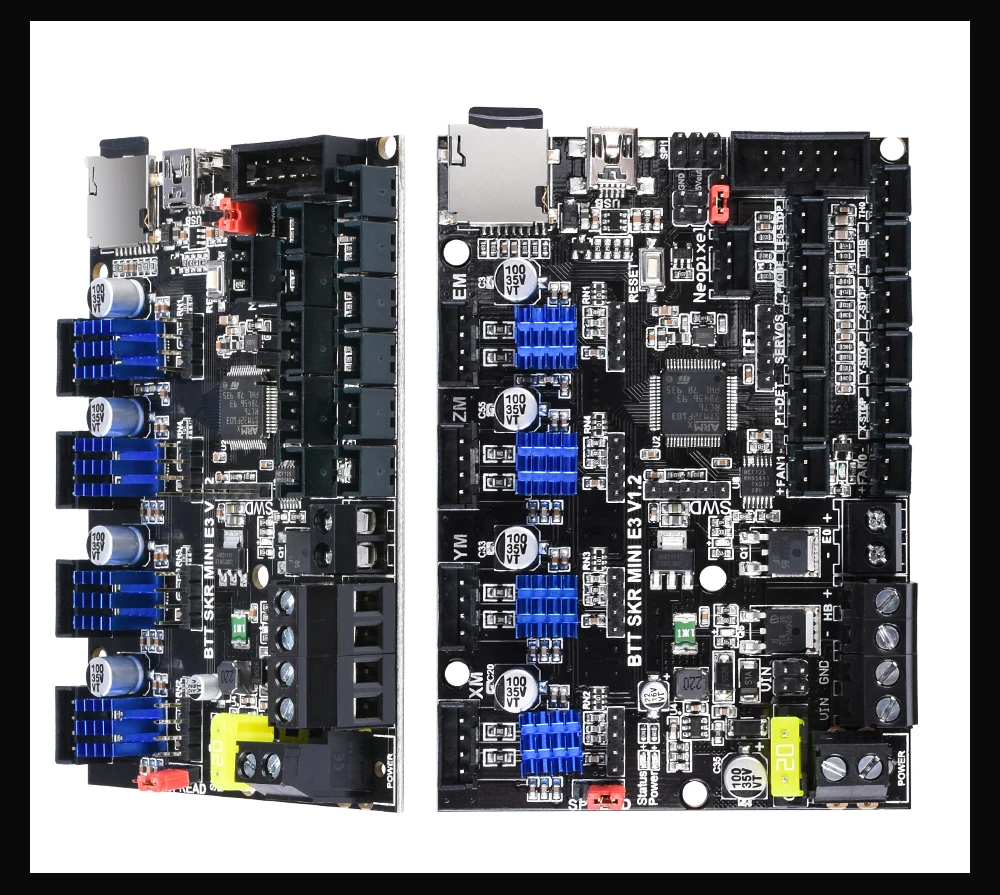 BIGTREETECH SKR MINI E3 V1.2 Motherboard Integrated TMC2209 UART 32Bit for Ender3 3D Printer Control Board RGB Panel VS SKR V1.3