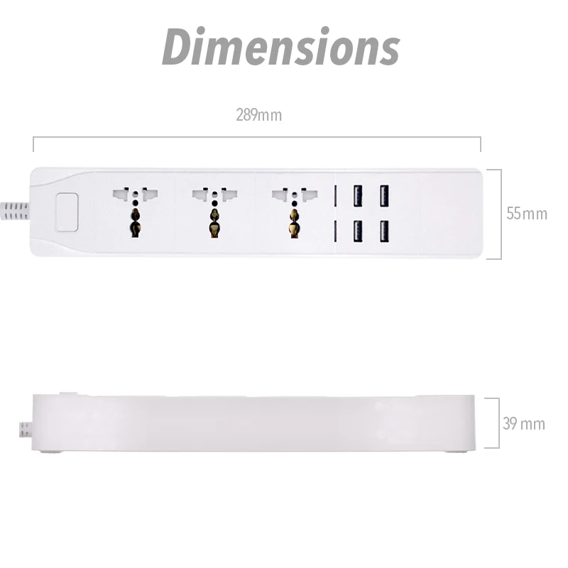 Умная лента питания с универсальным 3 гнездом 4 зарядная станция usb работает с 5 В 3.1A 1USB 2.4A помощник SA/UK/AU/EU/US вилки