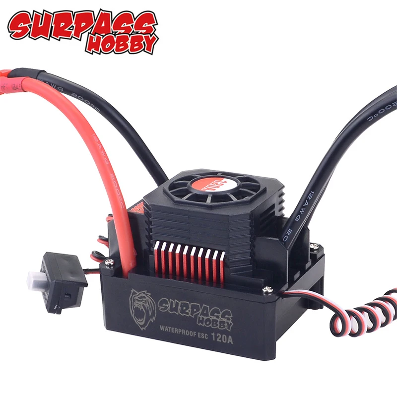 Surpass Hobby KK Series 120A/150A бесщеточный водонепроницаемый ESC для 2-6S 1/10 2-4S 1/8 Rc автозапчасти