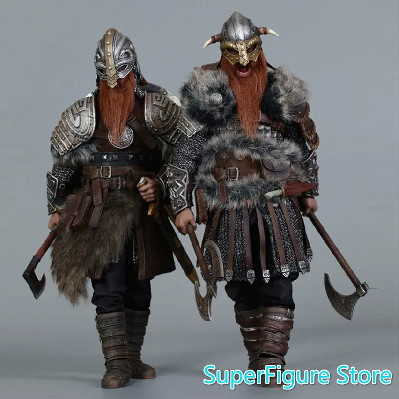 Фигурка викинга VANQUISH R BERSERKERES Conqueror 1/6 № SE019 полный комплект 2 шт. игрушечная