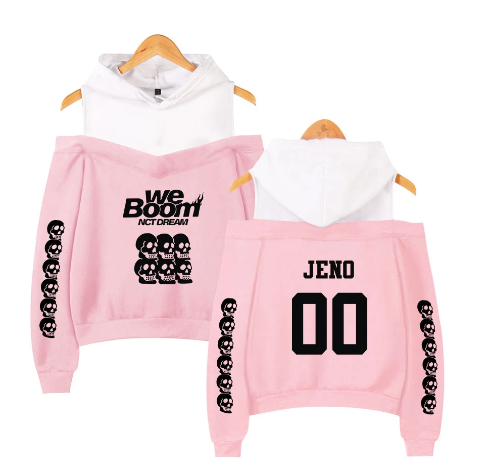 NCT DREAM We Boom album 2D толстовки с открытыми плечами, пальто, толстовки, свитшот, популярная повседневная одежда, модная одежда для отдыха, MS одежда